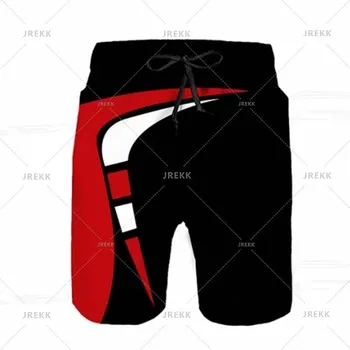 Pánské kraťasy Plavecké šortky unisex s kontrastním potiskem Velikost: XL, Barva (Varianta): GSH11743