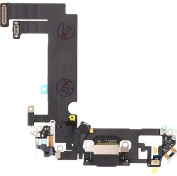 Náhradní díl pro mobilní telefon Apple iPhone 12 Mini Nabíjecí konektor černý