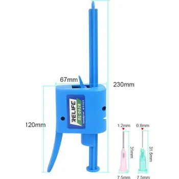 Kosmetická pinzeta RELIFE RL-062B Ruční lepicí pistole TL0024
