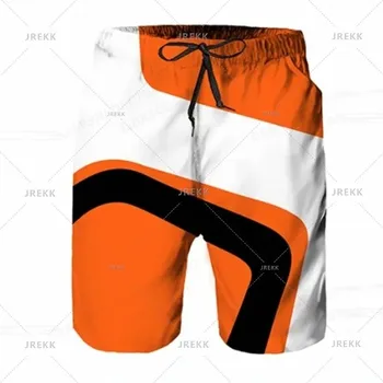 Pánské kraťasy Plavecké šortky unisex s kontrastním potiskem Velikost: 3XL, Barva (Varianta): GSH11745