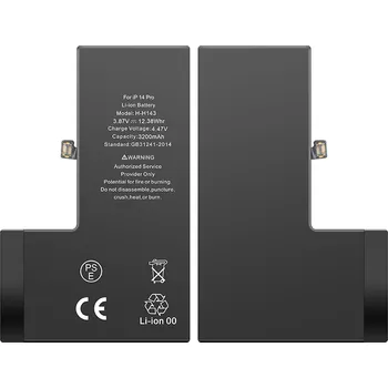Baterie pro mobilní telefon Baterie iPhone 14 Pro 3200mAh (CoB) včetně lepení BT0024