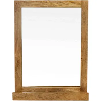 Zrcadlo Zrcadlo Hina 70x80 z mangového dřeva