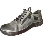 Kacper 2-1286 dámské kožené tenisky šíře H stíraná šedá Barva: Šedá, Velikost: 38