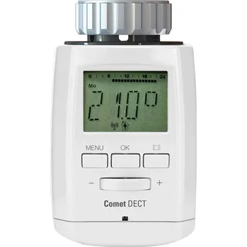 Hlavice pro radiátor Eurotronic COMET DECT bezdrátová termostatická hlavice, 700018-1, elektronický