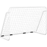 Fotbalová branka se sítí ocelová bílá…