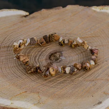 Náramek Prosperk Náramek z minerálů sekaný Jaspis S4267