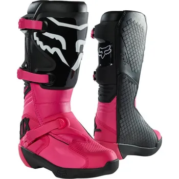Moto obuv dámské boty Fox Wmns Comp Boot Buckle black/pink 7
