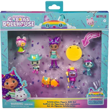 Spin Master Gábinin kouzelný domek 6062025 Kočičí hrací sada, oslava