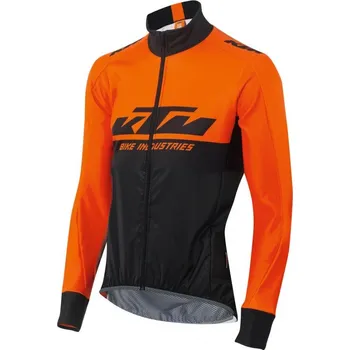 Cyklistická bunda Cyklistická bunda KTM Factory Team Windbreaker XW Barva: Oranžová, Velikost: XL