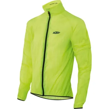 Cyklistická bunda Cyklistická bunda KTM Factory Line Windbreaker Barva: Žlutá, Velikost: M
