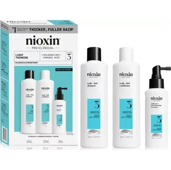 Přípravek proti padání vlasů Nioxin System 3 Trial Kit 2x150ml + 50ml