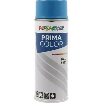 Barva ve spreji Dupli-Color Prima RAL 5015 modrá lesklá barva ve spreji 400 ml