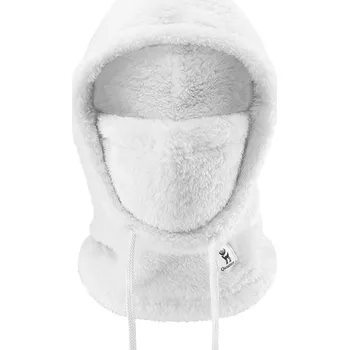 Kukla ROCKBROS Lyžařská kukla Qunature Arctic Velvet L BÍLÁ