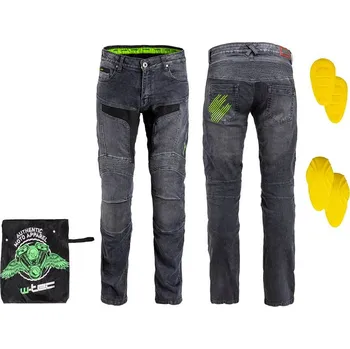 Moto kalhoty W-Tec Pánské moto džíny W-TEC Alfred CE Barva modrá, Velikost 5XL