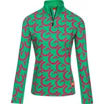 GARETH & LUCAS Dámská lyžařská mikina Eighty-Five GARETH & LUCAS L RŮŽOVÁ|ZELENÁ