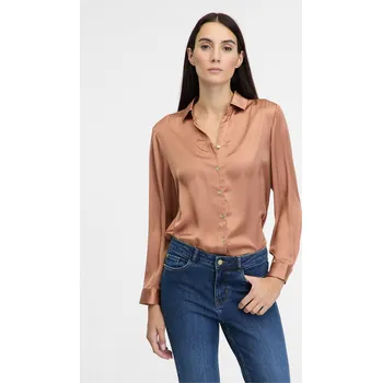 Dámská košile Světle hnědá dámská košile s límečkem ORSAY - Dámské Orsay hnědá 3072095