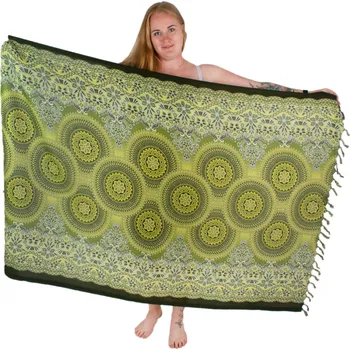 Šátek Sarong / pareo / plážový šátek s mandalami Sienna Jimin, Sittar.cz