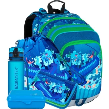 Set školních potřeb Velký školní set pro prvňáčky Bagmaster ALFA 21 B