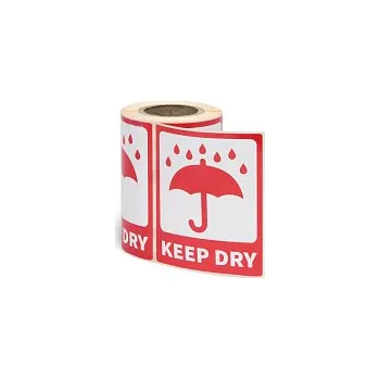 Samolepící etiketa Nálepky Keep Dry (udržujte v suchu), 200 ks