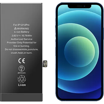 Baterie pro mobilní telefon Baterie iPhone 12 / 12 Pro 2815mAh (CoB) včetně lepení BT0017