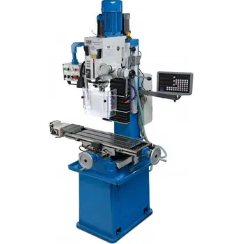 Frézka HBM 45 Profi DRO-LCD robustní frézka na kov, ISO 30, 3-osy DRO, chlazení, 400V-3f - 580 kg (HBM Machines)