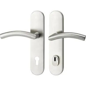 Dveřní kování Bezpečnostní kování na vchodové dveře s krytím vložky NEW YORK, klika / koule Klika - Klika univerzální