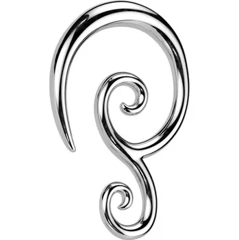 Šperk Šperky4U Ocelový roztahovák do ucha spirála - EP01085-025