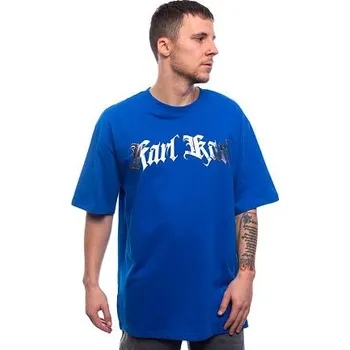 Pánské tričko Triko Karl Kani Old English Chrome Tee blue velikost S