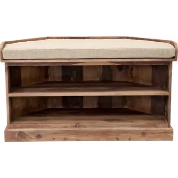 Botník Rohový botník dřevo palisandr 105x60x40