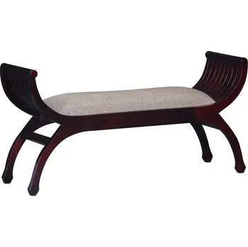 Taburet Dřevěný taburet z masivu palisandr 120x60x40