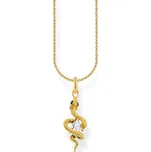 Thomas Sabo KE2300-565-14-L45V Gold-plated Necklace With Tempting Romance Snake Pendant