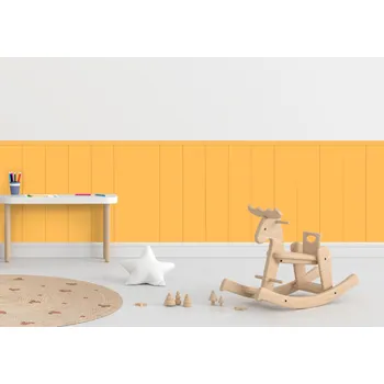 Tapeta Textilní samolepící tapeta - Obdélník - Žlutá barva Tmavá, 60cm