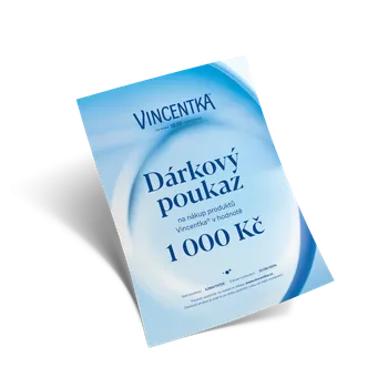 Dárková krabička VINCENTKA a.s. Dárkový poukaz 1000Kč