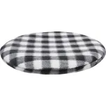 Polštářek k nahřátí nebo chlazení 26cm, černá/bílá-káro