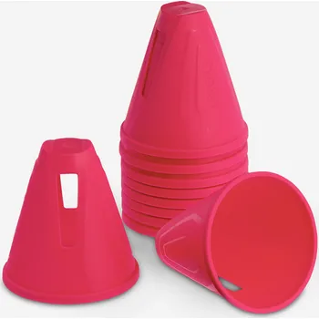 Příslušenství pro koloběžku OXELO Sada deseti kuželů RŮŽOVÁ