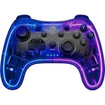 Gamepad Marvo Ghost 40, bezdrátový, 17tl., všesměrový, průhledný