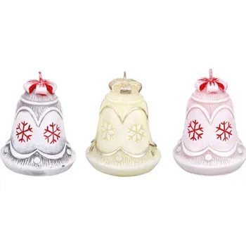 Svíčka Svíčka VÁNOCE ZVONEK vánoční d8cm 130g