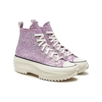 Dámské tenisky Plátěnky Converse Run Star Hike Platform Glitter A10096C Růžová 39