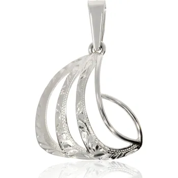 Přívěsek Zlatnictví Helios Rytý přívěsek z bílého zlata