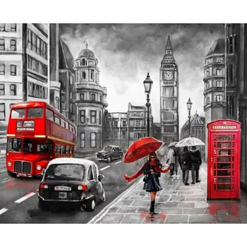 Diamantové malování Diamond art - Londýn