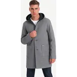 Pánský kabát OMBRE OM-COWC-0122 NAVY BLUE L