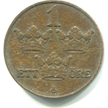 ŠVÉDSKO. 1 öre 1916.