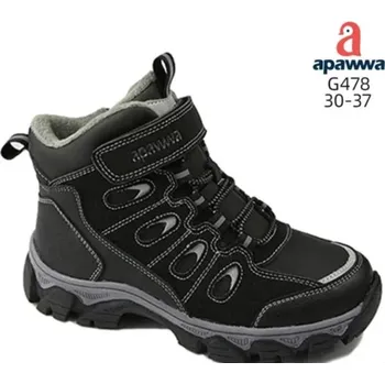 Dětská treková obuv APAWWA dětská zimní obuv G478 černá Velikost: 31