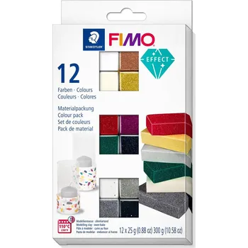 Modelovací hmota Sada Fimo Soft Efekt 12 x 25g
