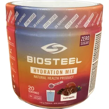 Hokejová tréninková pomůcka Iontový nápoj Biosteel Fruitropolis Hydration Sports Drink (140g) Biosteel