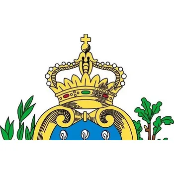 Vlajka San Marino vlajka - 60 x 90 cm - tunel, karabina