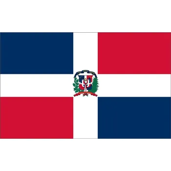 Vlajka Dominikánská rep. vlajka - 30 x 45 cm - tunel, karabina