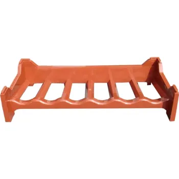 Stojan na víno PLASTOVÝ REGÁL NA 6 KS LAHVÍ HNĚDÝ