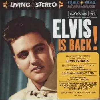 2CD Elvis Presley: Elvis Is Back! 2014 Jewel Case