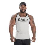 Gasp RIBBED T-BACK GREY MELANGE tank – tílko Gasp šedé Velikost: XXL